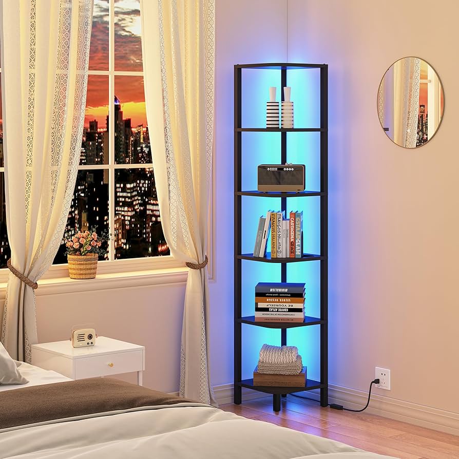 LED Corner Shelf