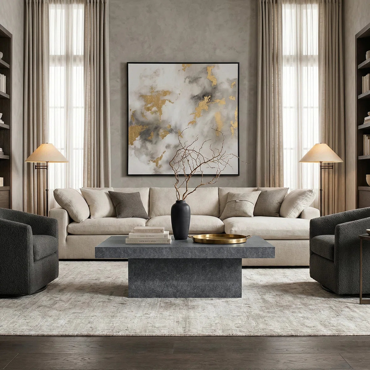 LED Caomhan Block Coffee Table