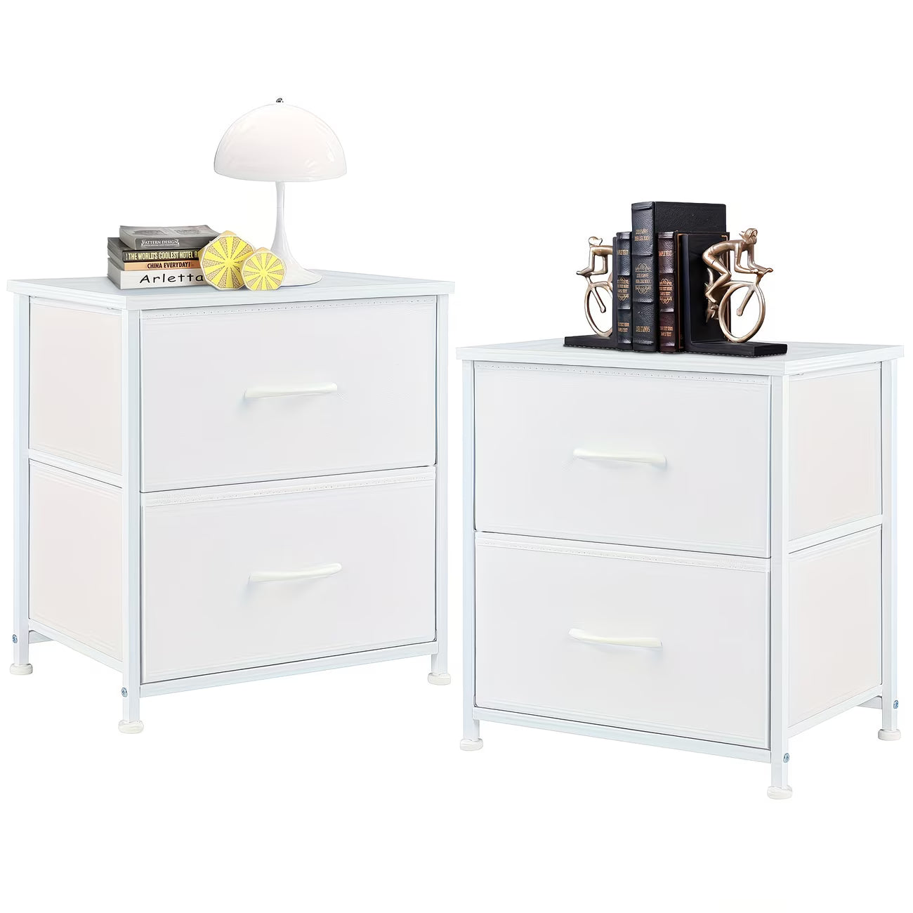 2x Nightstands Set
